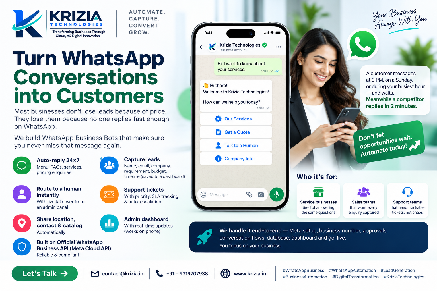 WhatsApp Business Bot